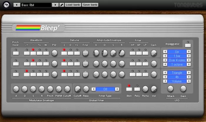 loopazon bleep tone bytes free filter modulator download