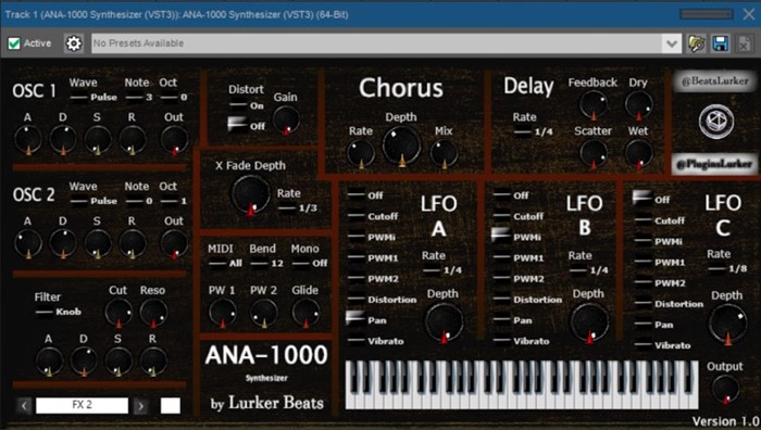 loopazon ANA 1000 Analog Modeling Synthesizer