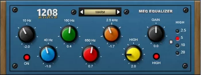 loopazon MEQ Equalizer 1208 Audio Plugins Free EQ download