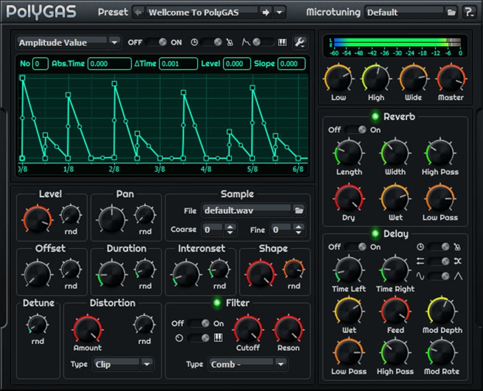 loopazon PolyGAS Stone Voices Free Delay EQ Filter Flanger Reverb Synth, Spatial, Modulation Download