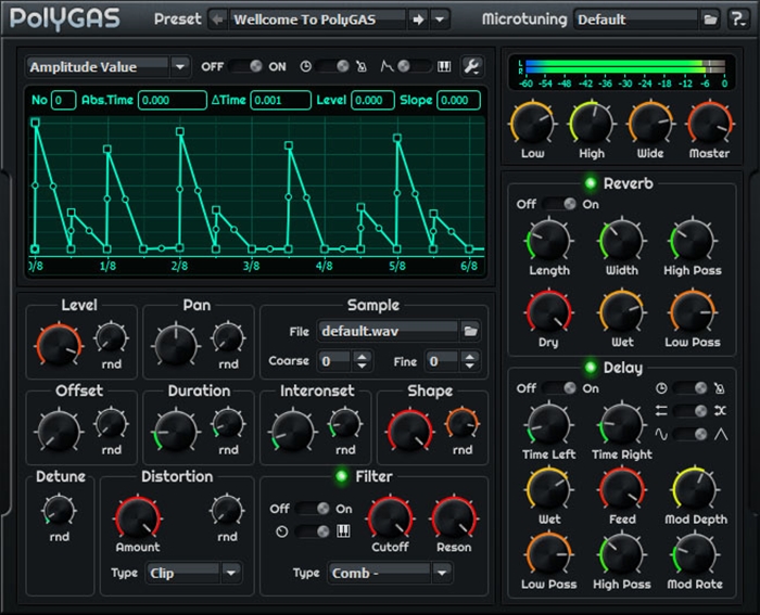 loopazon PolyGAS Stone Voices Free Delay EQ Filter Flanger Reverb Synth, Spatial, Modulation Download