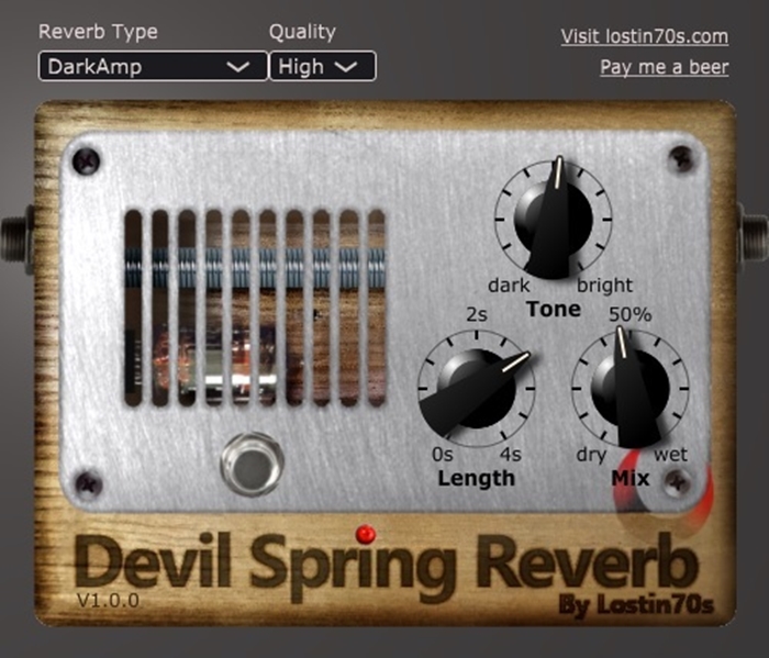 Let go reverb. Spring Reverb. Spring Reverb VST. Devil Spring VST. Boeing Spring Reverb.