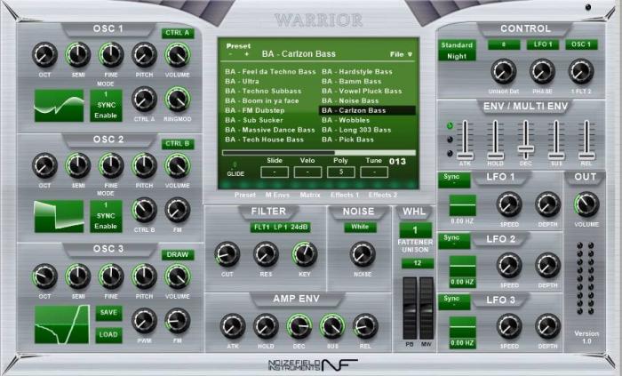 loopazon warrior noizefield free chorus eq download