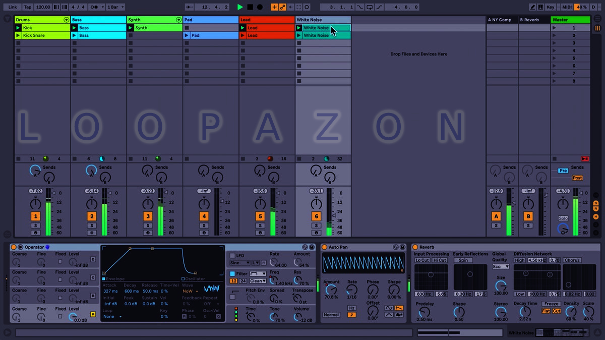 Ableton Live interface