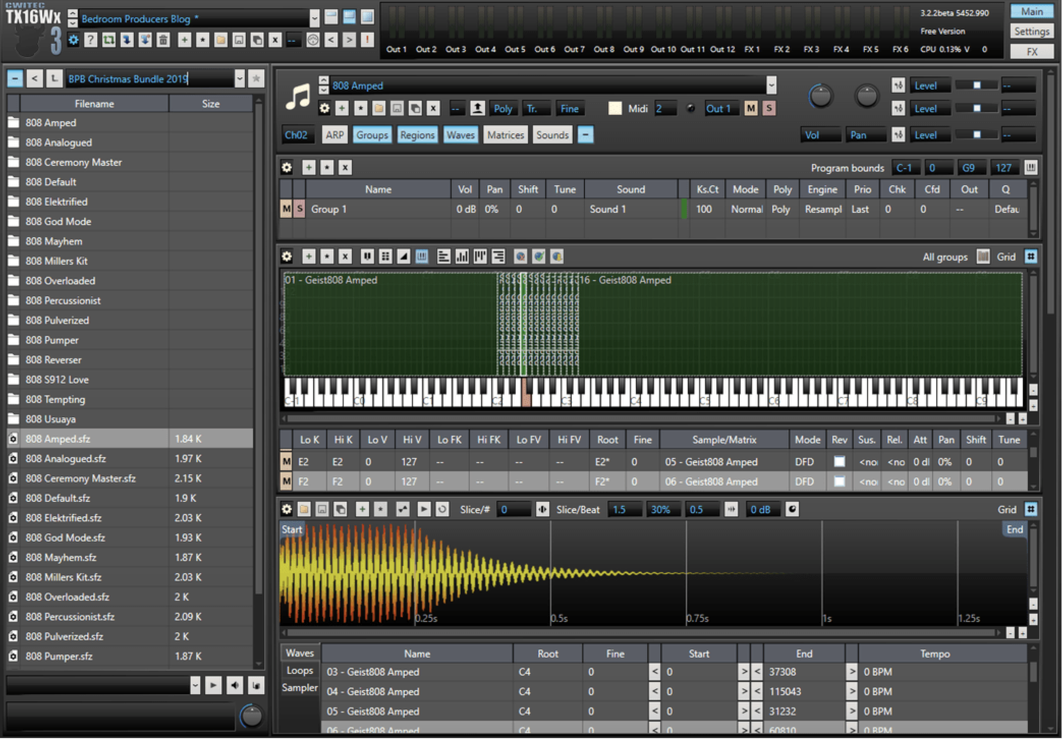 TX16Wx User Interface