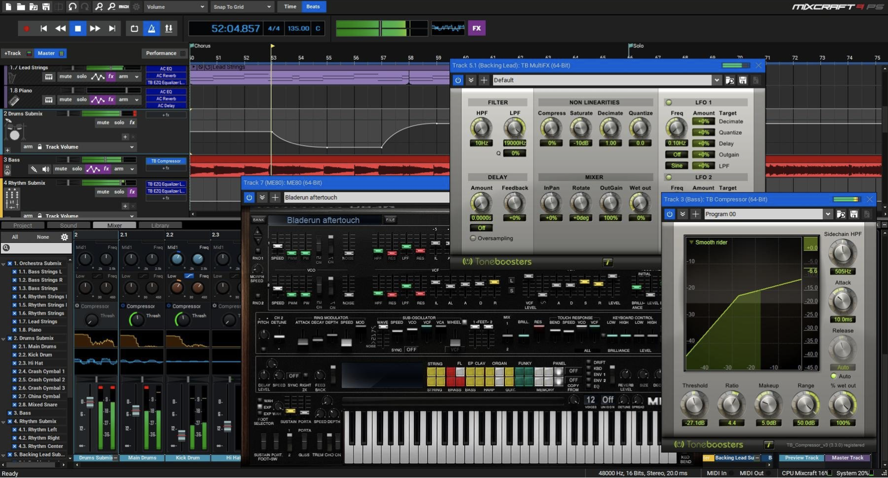 Mixcraft interface (loopazon)
