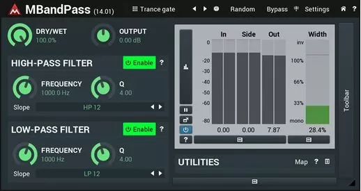 loopazon MBandPass Melda Production Free Filter