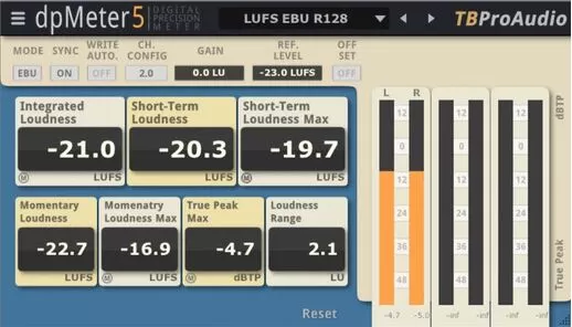 Plugin DP Meter 5 TBProAudio Free Filter Gain Download