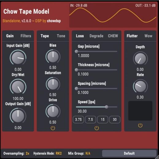 Chowtape Software Plugin Download