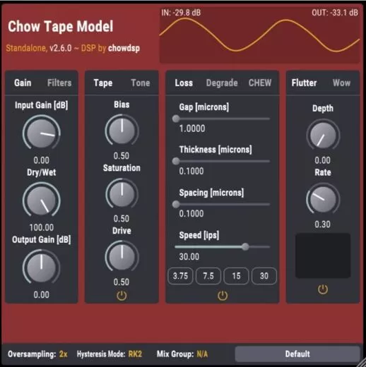 Chowtape Software Plugin Download